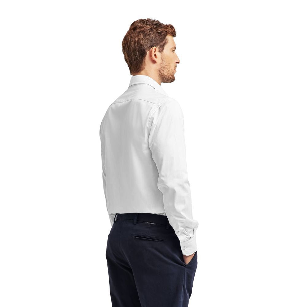 White Cotton Dress Shirt