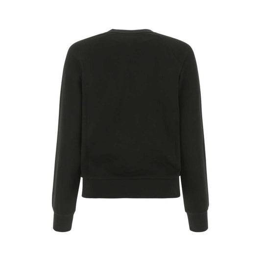 Black Cotton Sweatshirt