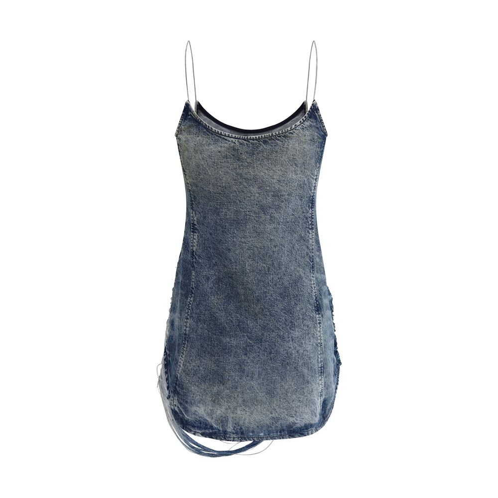 De-dra-short-fsg Mini Dress in denim