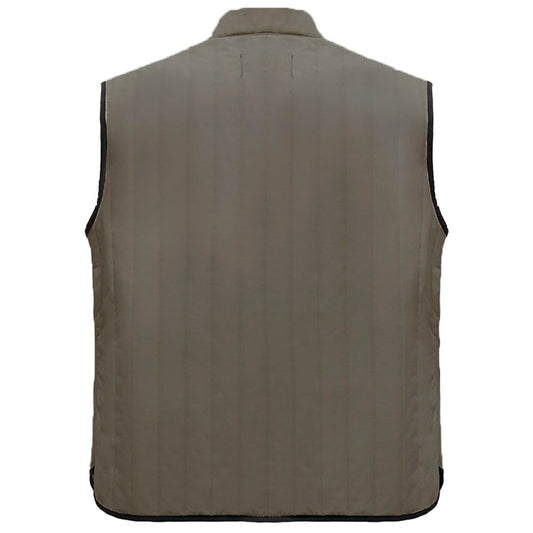 Green Polyester Men Vest