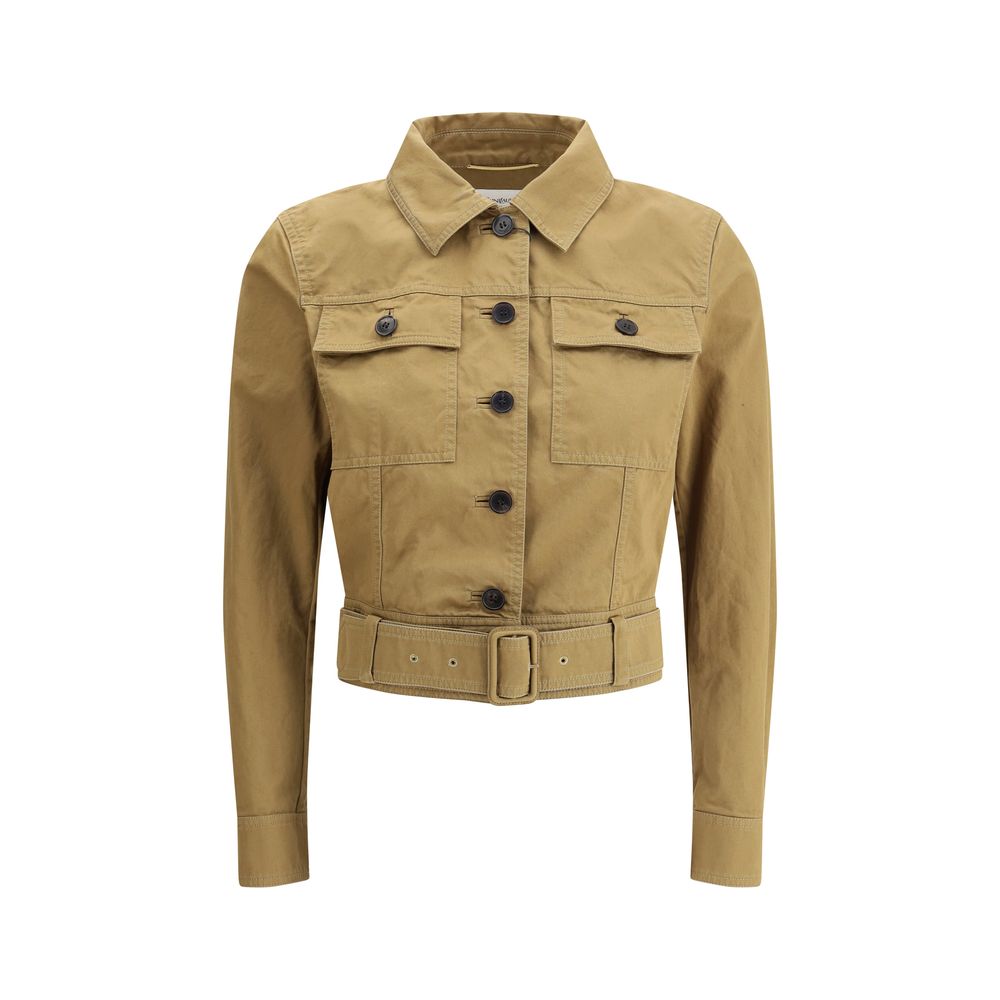 Cotton cropped Jacket