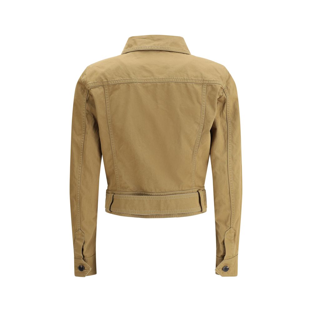 Cotton cropped Jacket