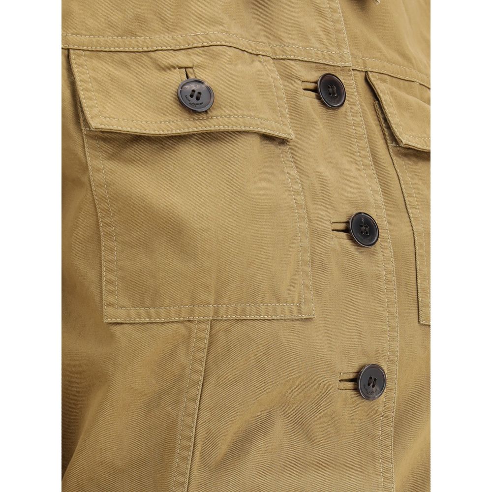Cotton cropped Jacket
