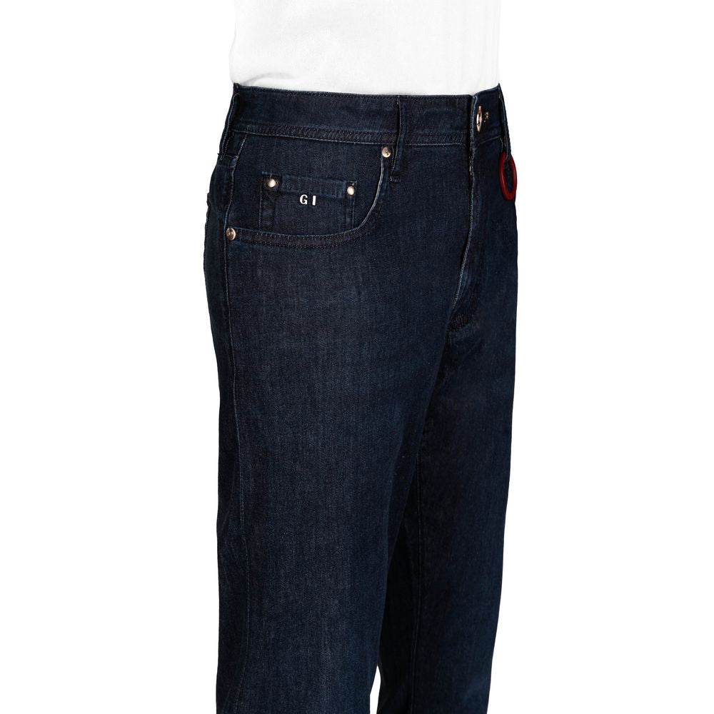 Blue Cotton Jeans & Pant