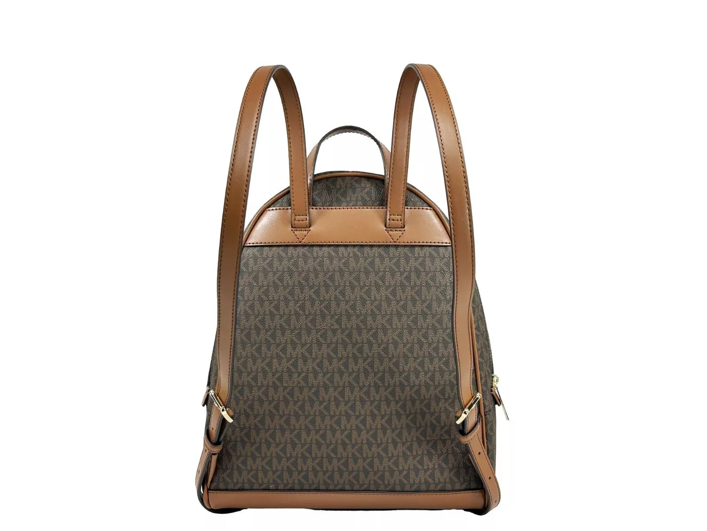 Rhea Medium PVC Backpack Bookbag Brown