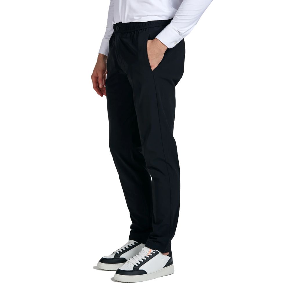 Blue Nylon Jeans & Pant