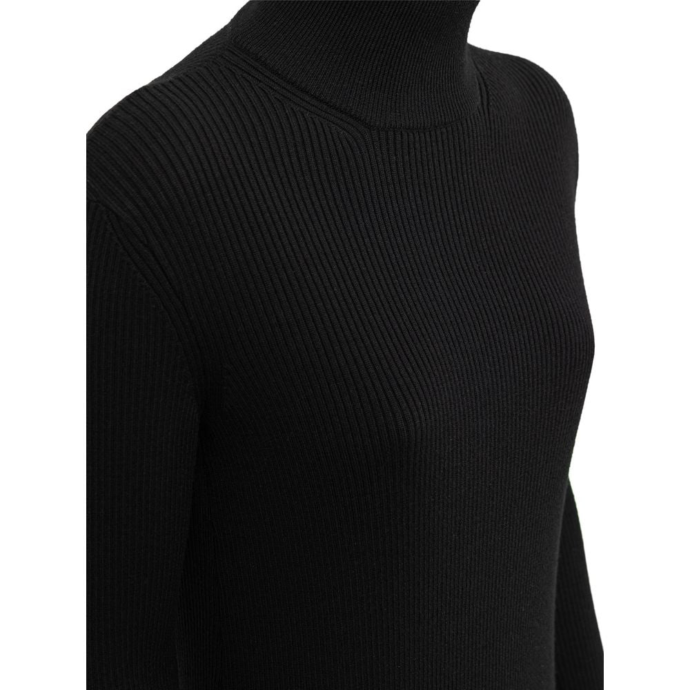 Black Wool Long