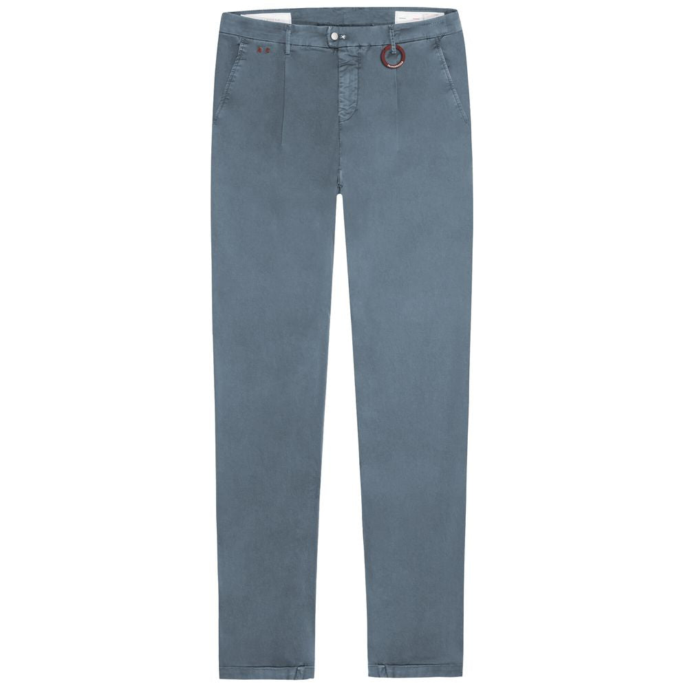 Light Blue Cotton Men Jeans