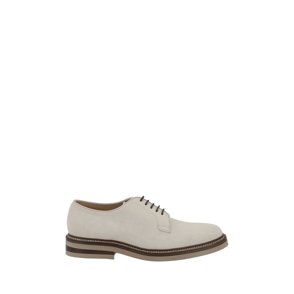 Suede Derby lace-up Shoes