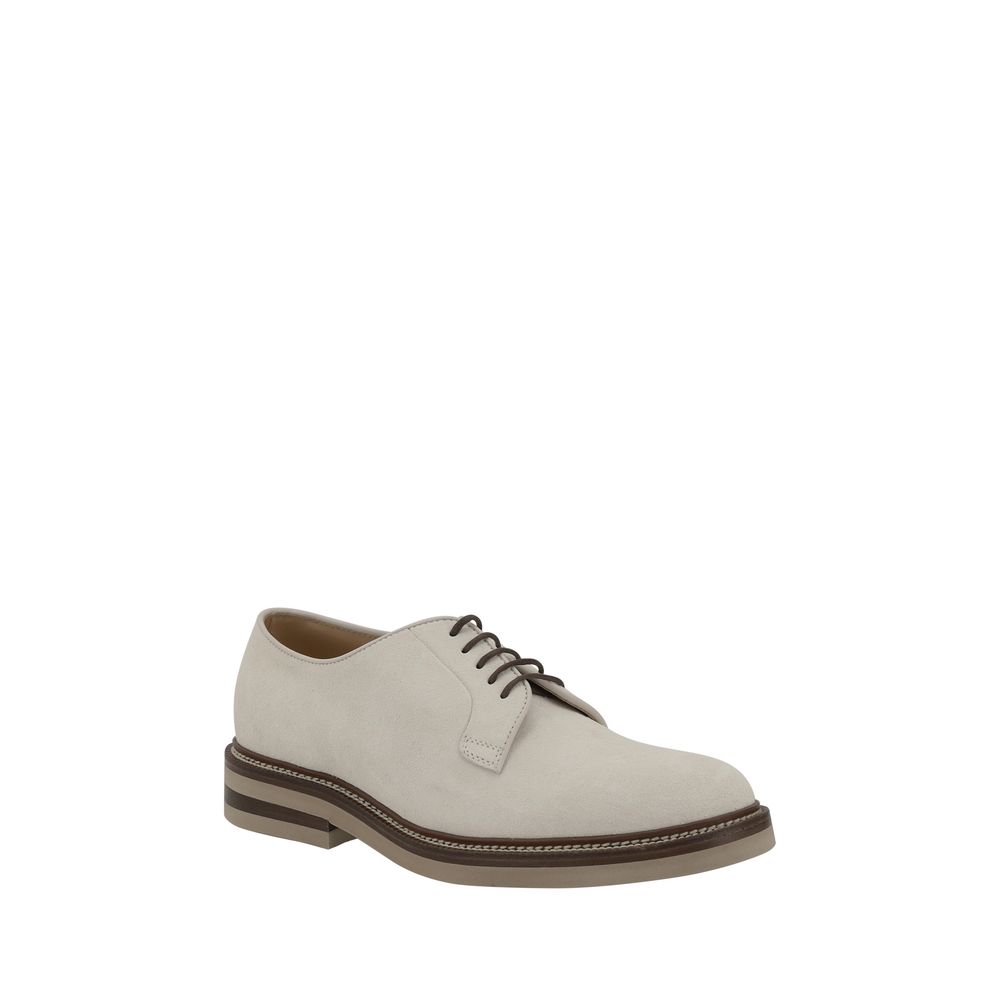 Suede Derby lace-up Shoes