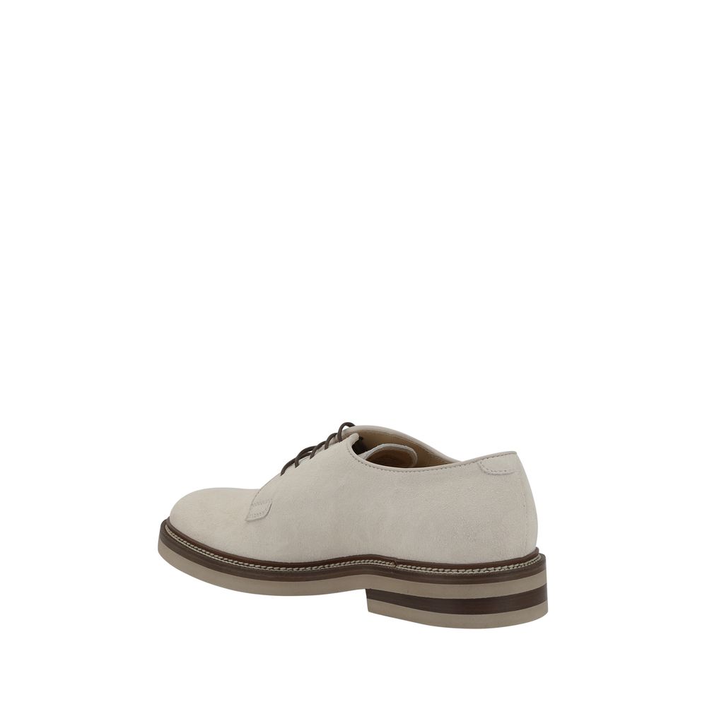 Suede Derby lace-up Shoes