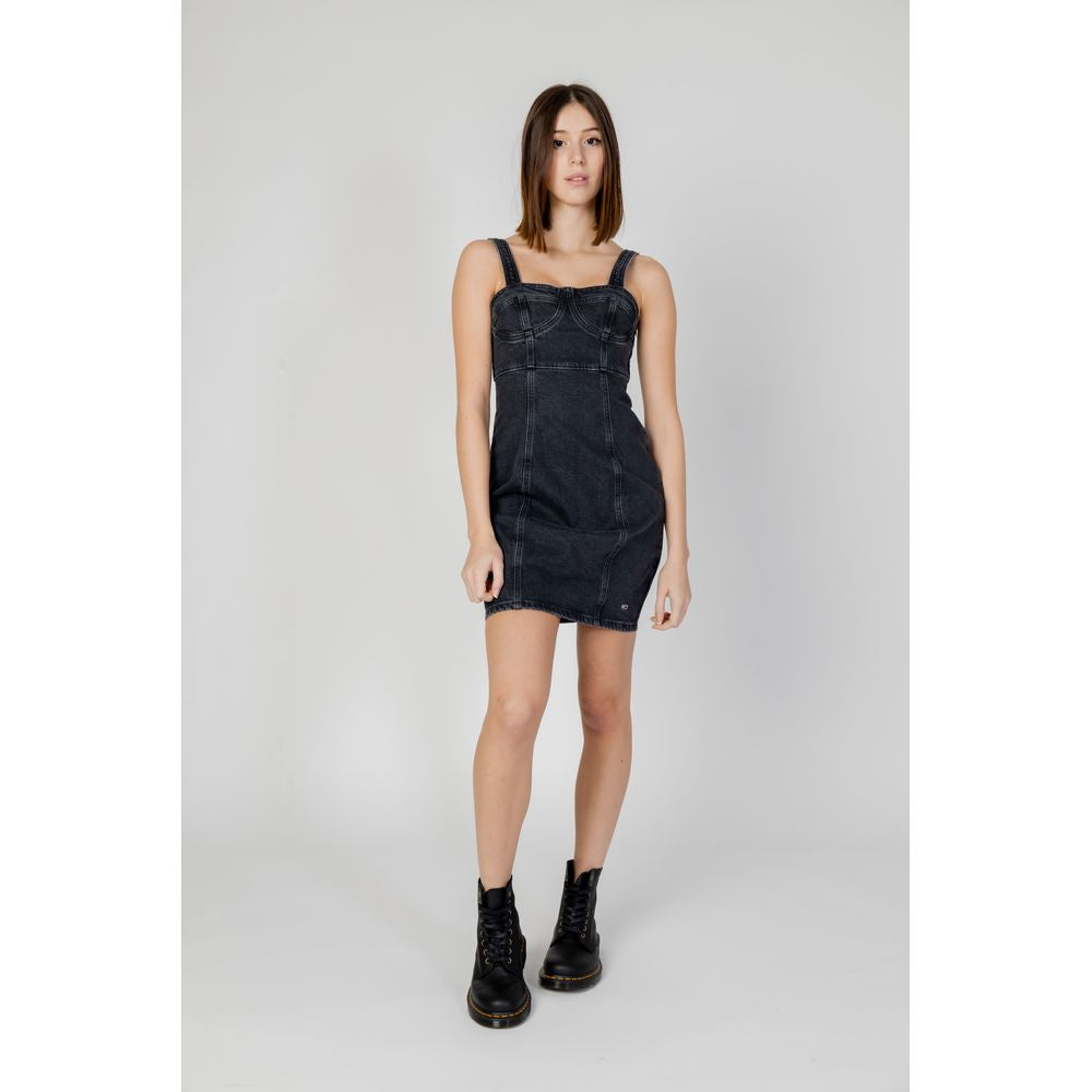 Black Recycled Cotton Dress