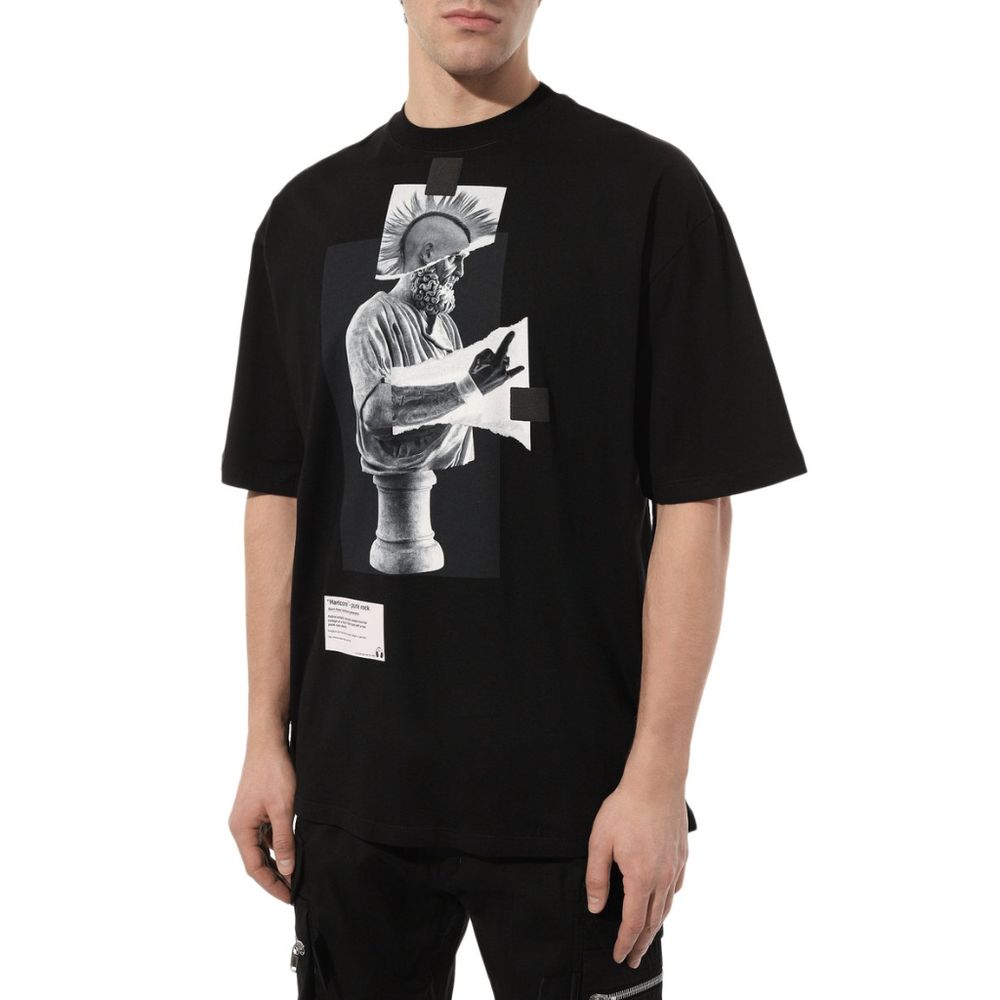 Black Cotton T-Shirt