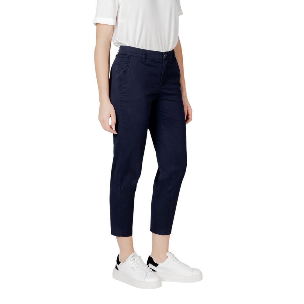 Blue Cotton Pant