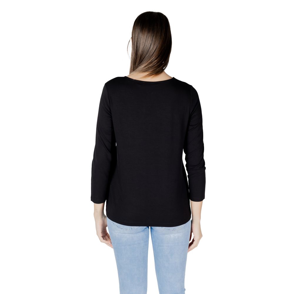 Black Viscose Tops & T-Shirt