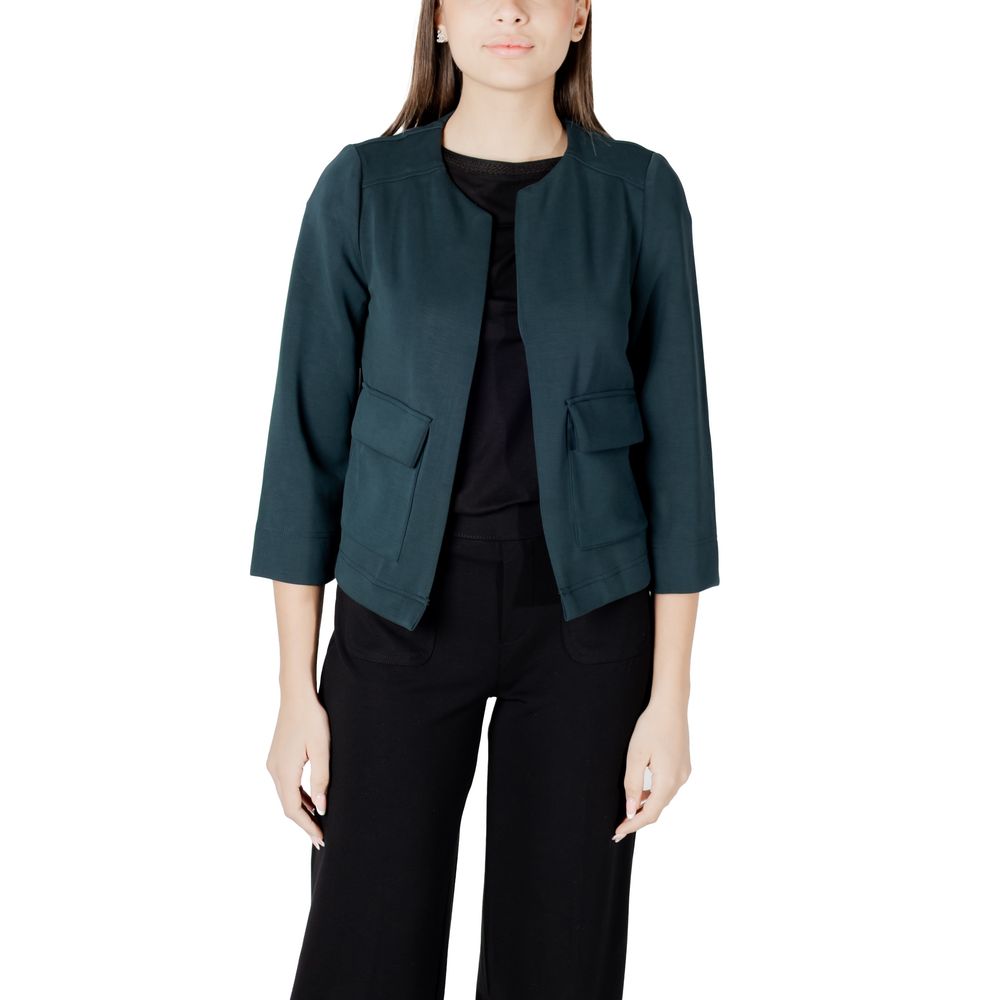 Green Modal Jackets & Coat