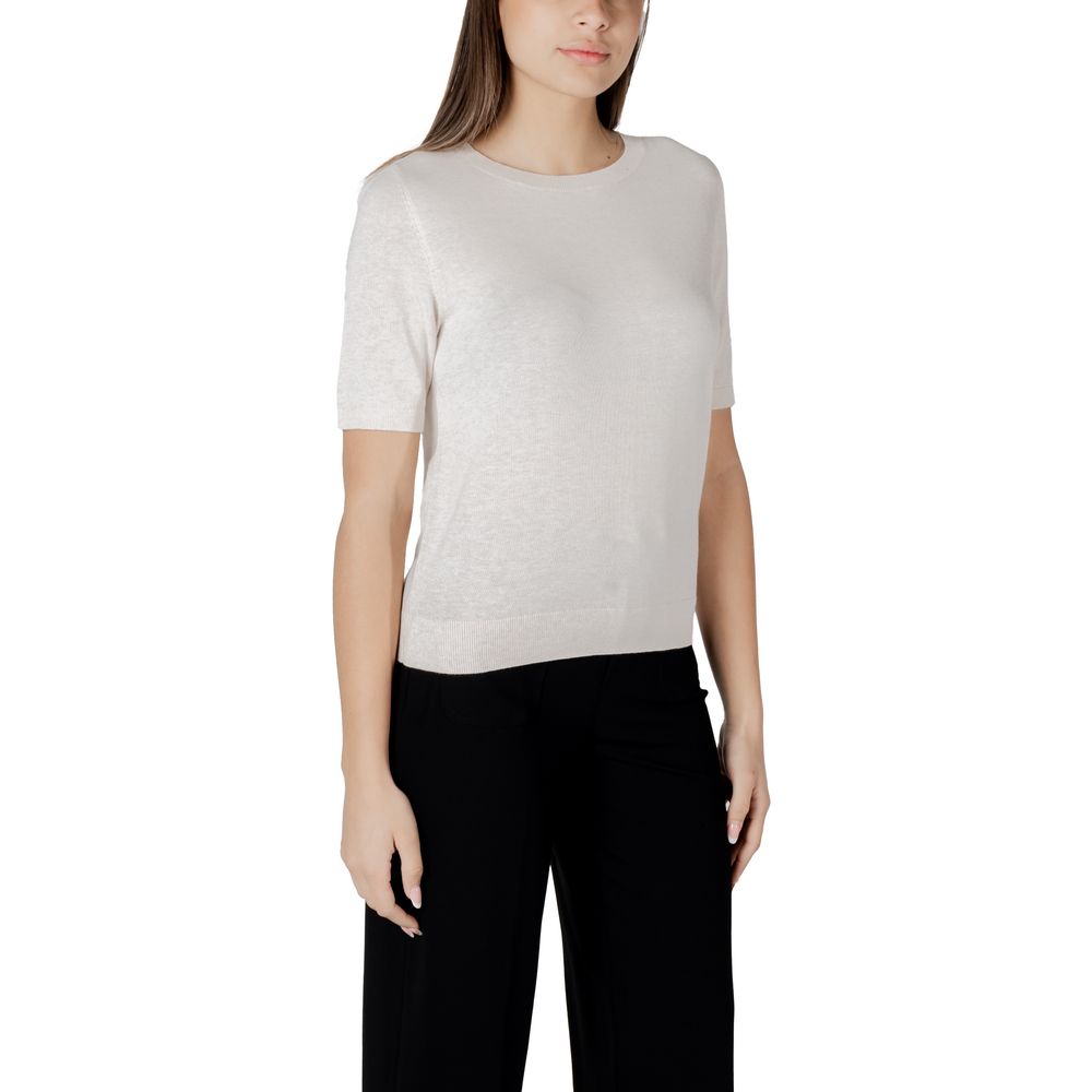 Beige Viscose Tops & T-Shirt