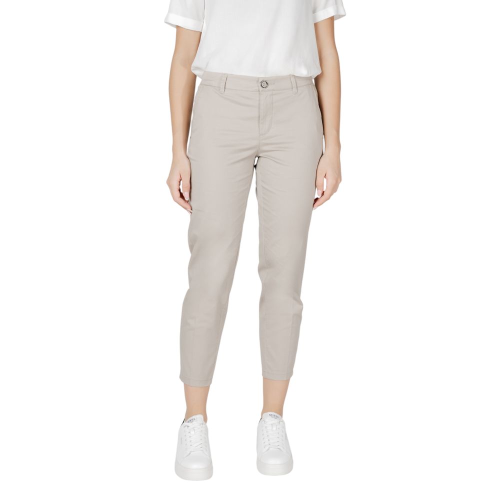 Beige Cotton Pant
