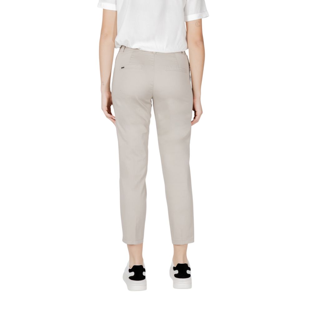 Beige Cotton Pant