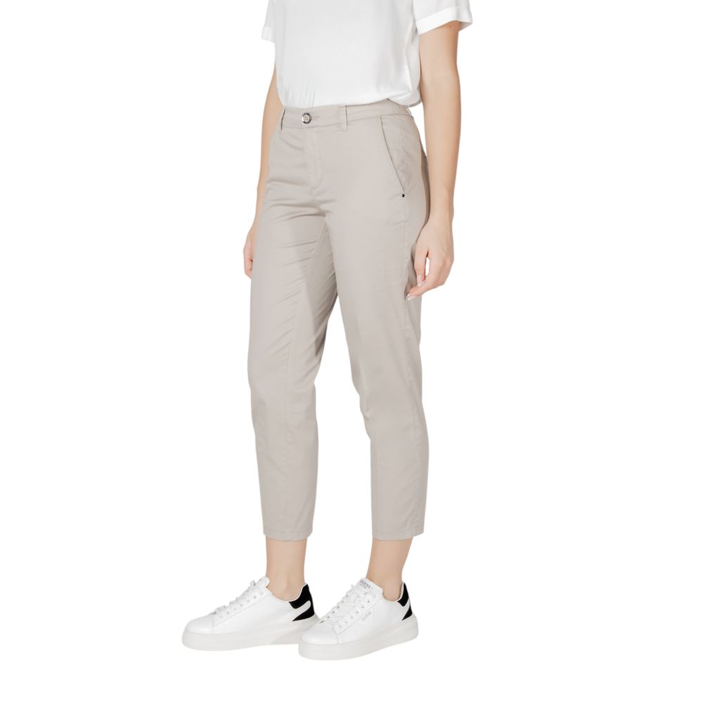 Beige Cotton Pant
