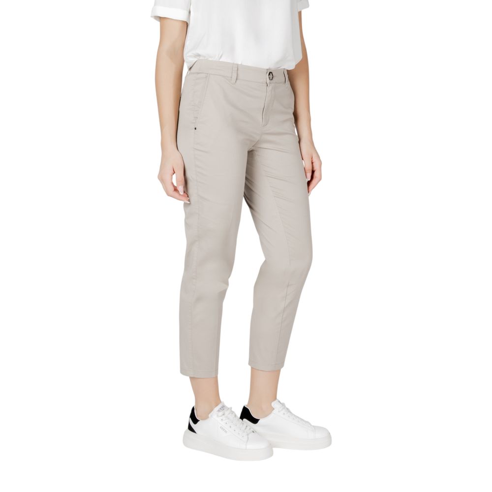 Beige Cotton Pant