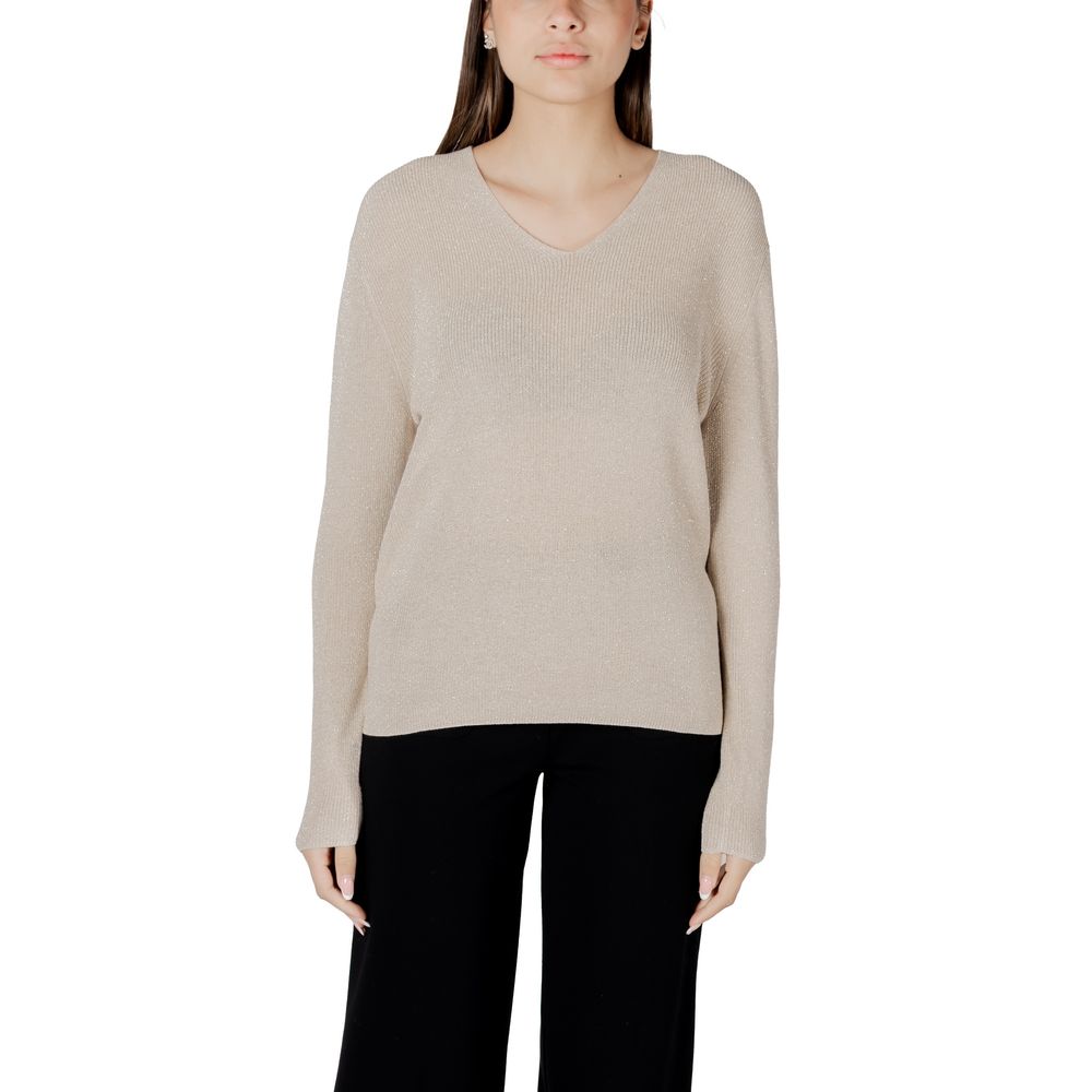 Gold Cotton Tops & T-Shirt