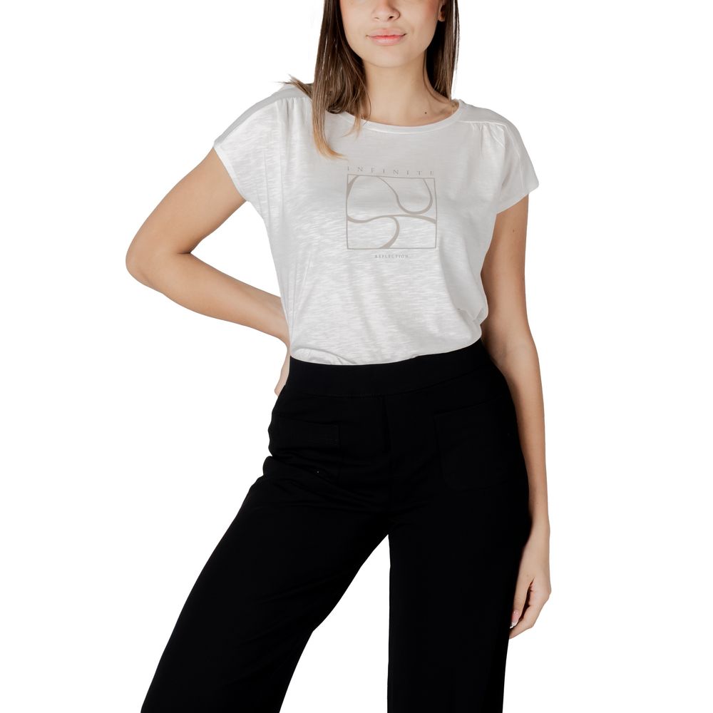 White Cotton Tops & T-Shirt