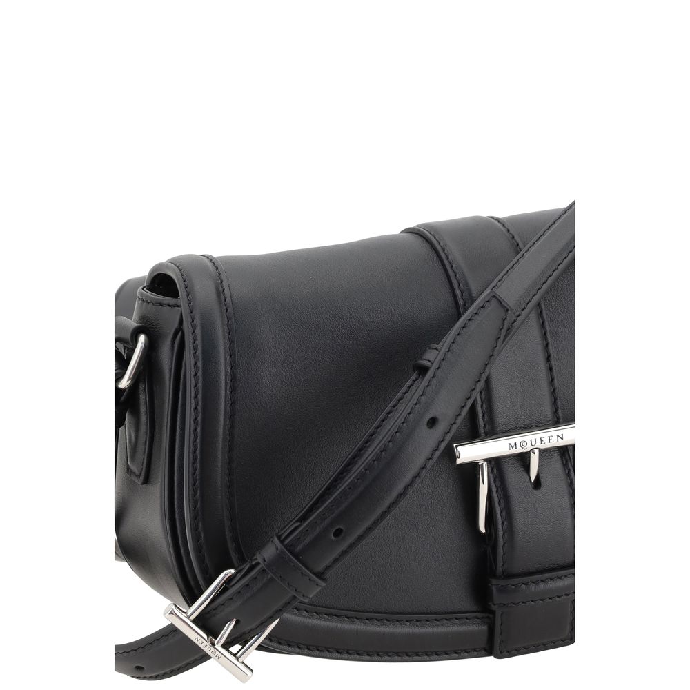 Black Calf Leather Bos Taurus Shoulder Bag
