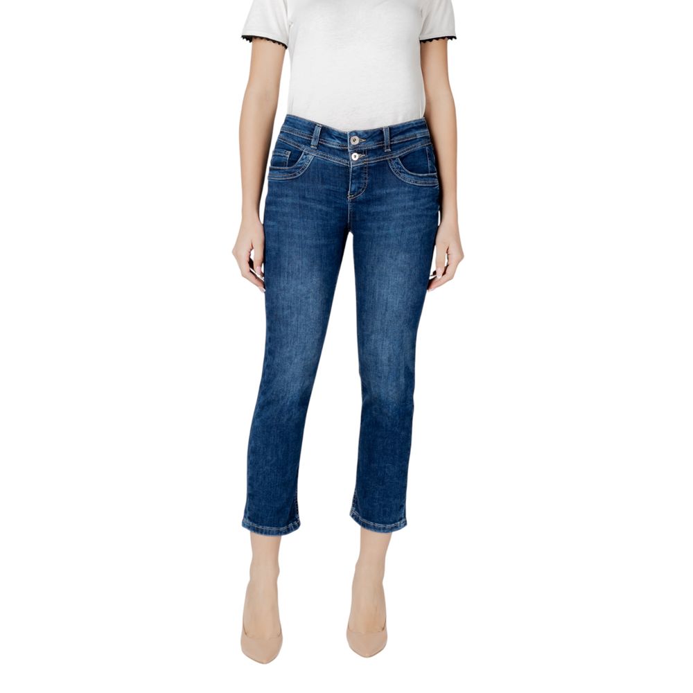 Blue Cotton Jeans & Pant