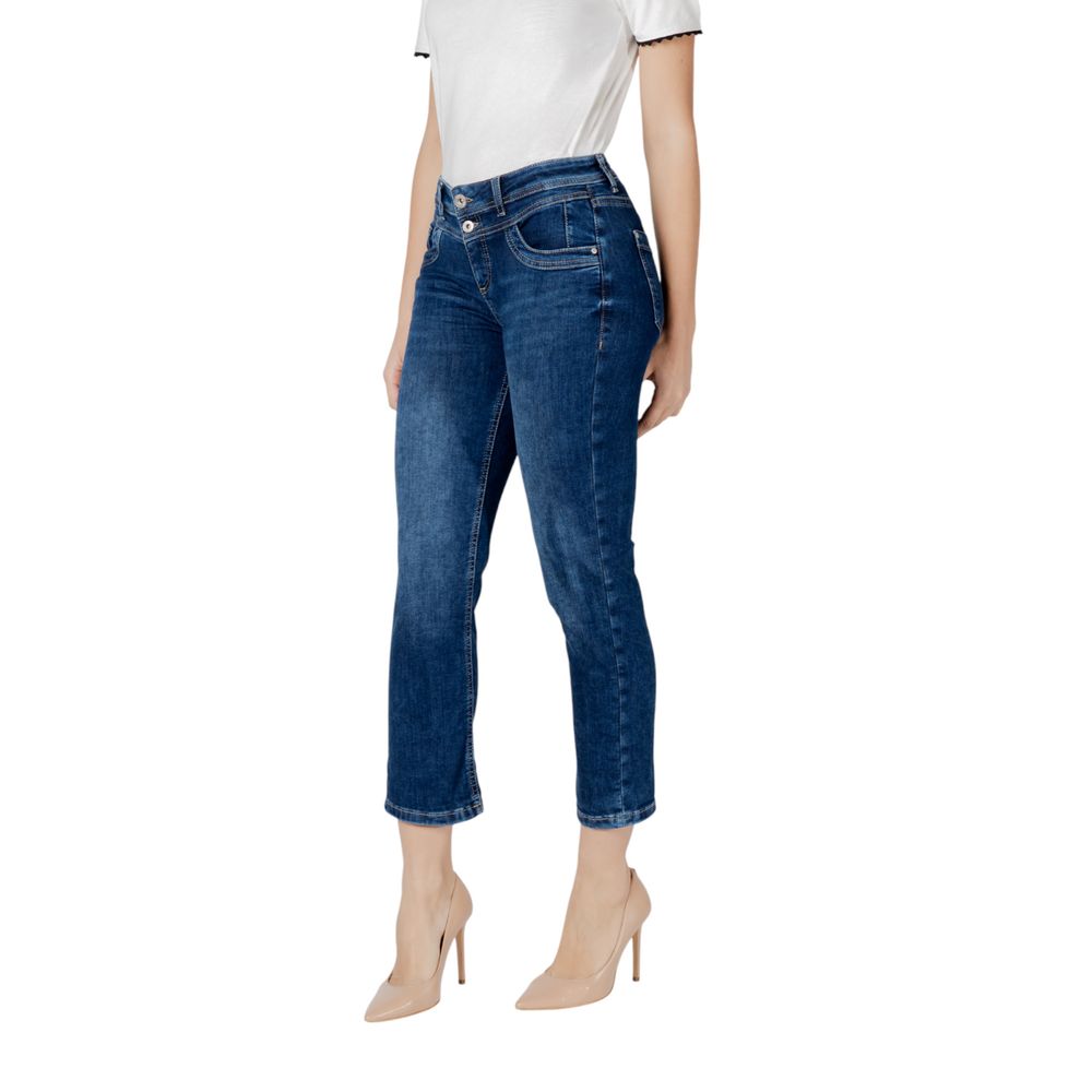 Blue Cotton Jeans & Pant