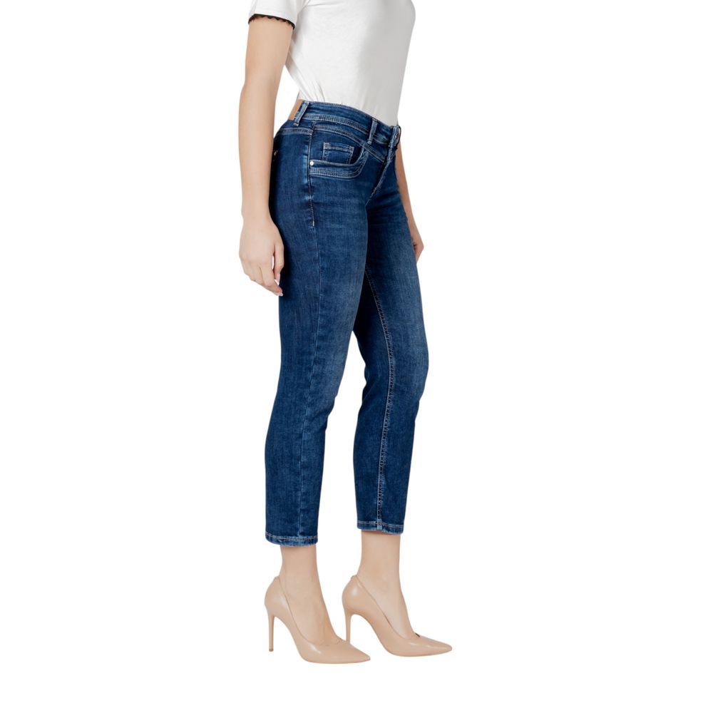 Blue Cotton Jeans & Pant