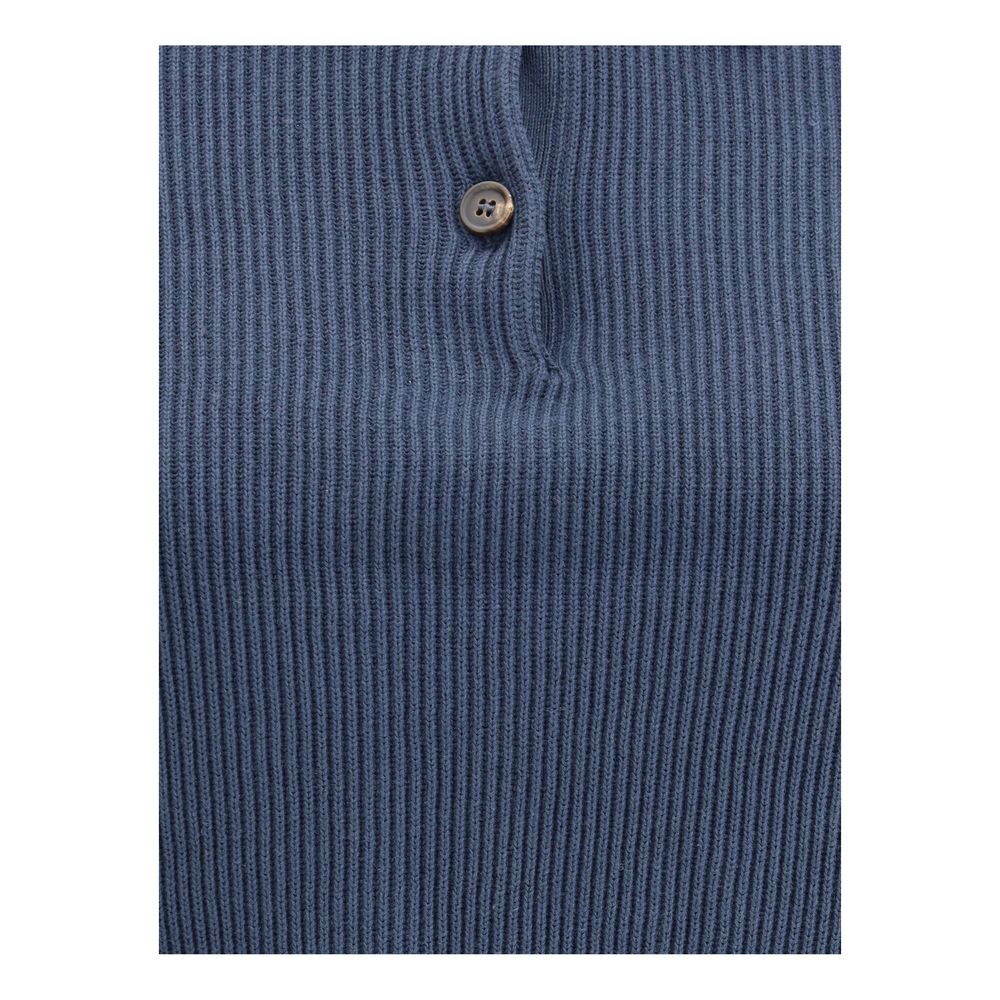 Blue Cotton Sweatshirt