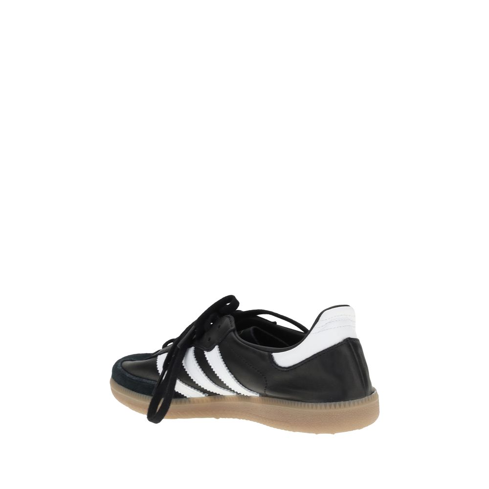 Black Calf Leather Bos Taurus Athletic Sneakers