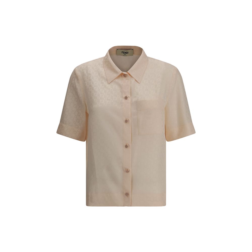 FF pattern Silk Shirt