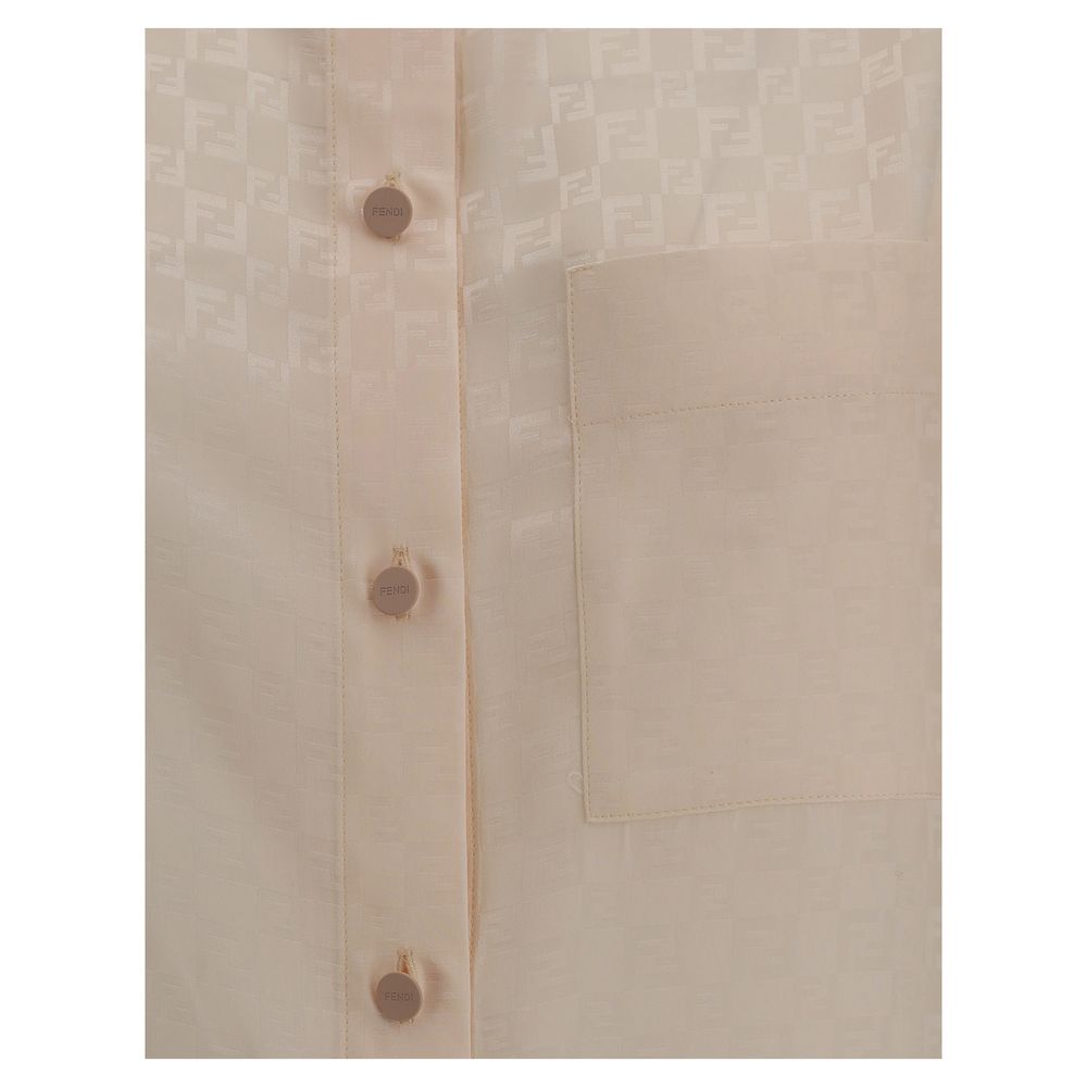 FF pattern Silk Shirt