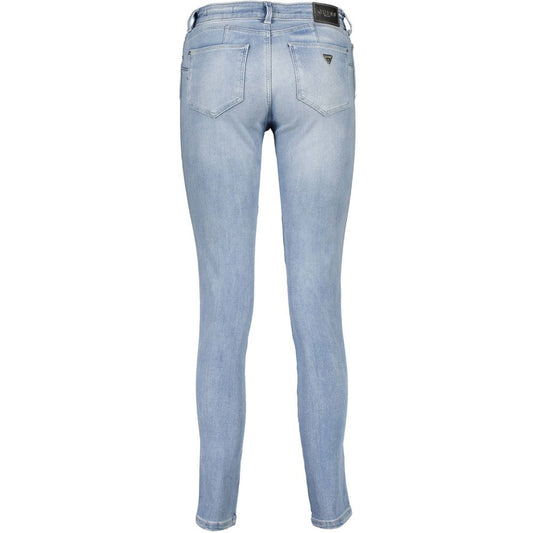 Blue Cotton Women Jeans