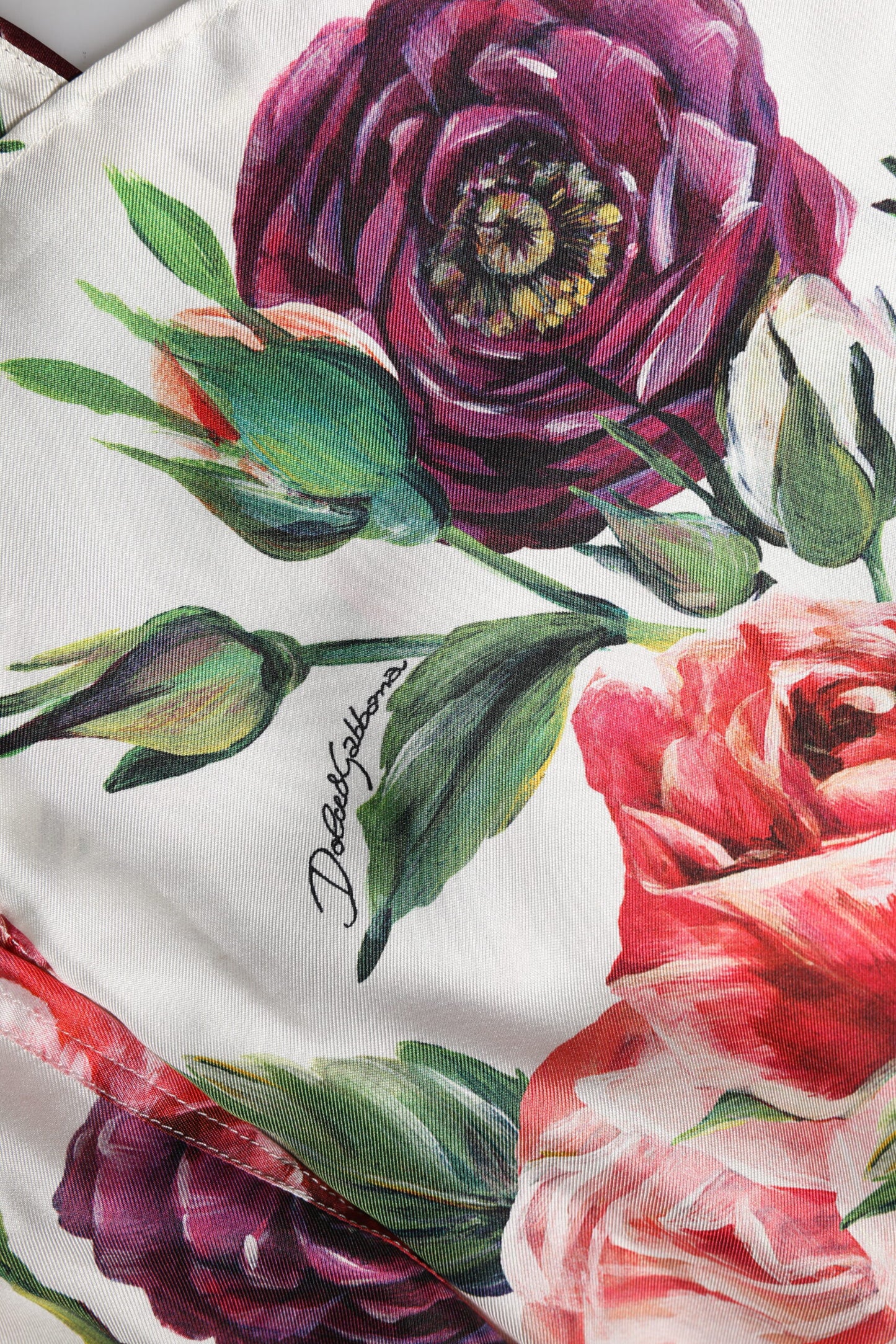 White Floral Silk Lounge Sleepwear Blouse Top