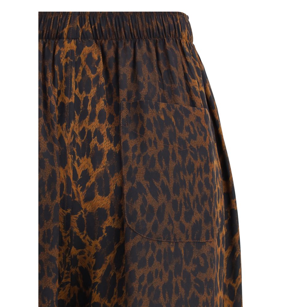 Pants with animal print