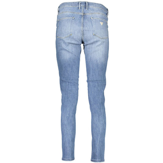 Blue Cotton Women Jeans