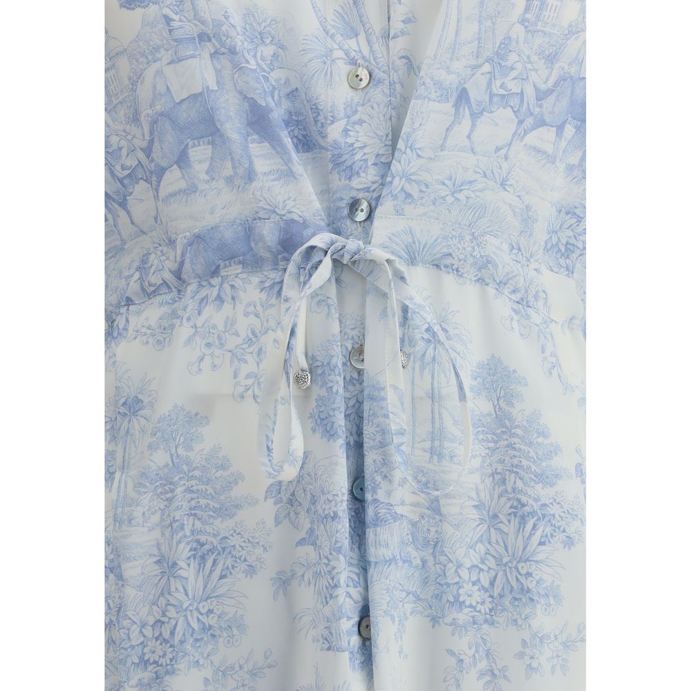Toile de jouy chemisier Dress
