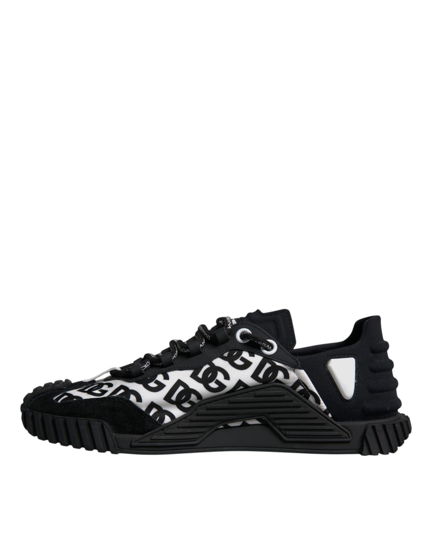 Black Logo Lace Up Low Top NS1 Sneakers Shoes