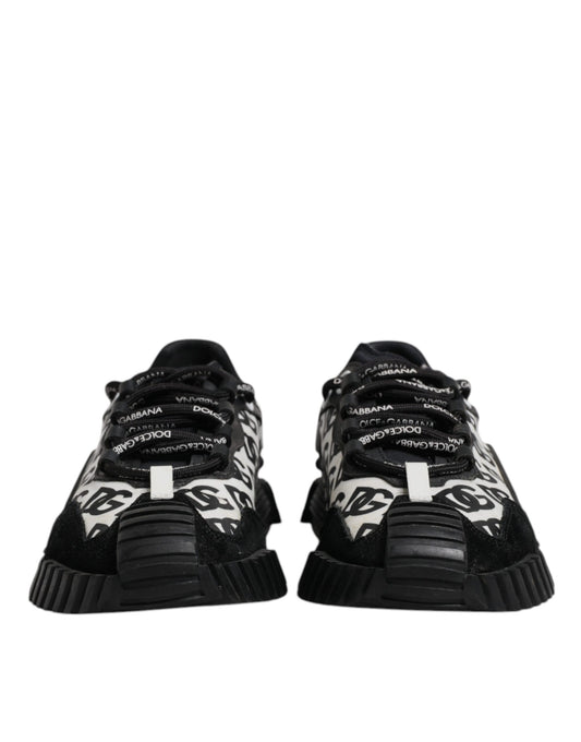 Black Logo Lace Up Low Top NS1 Sneakers Shoes
