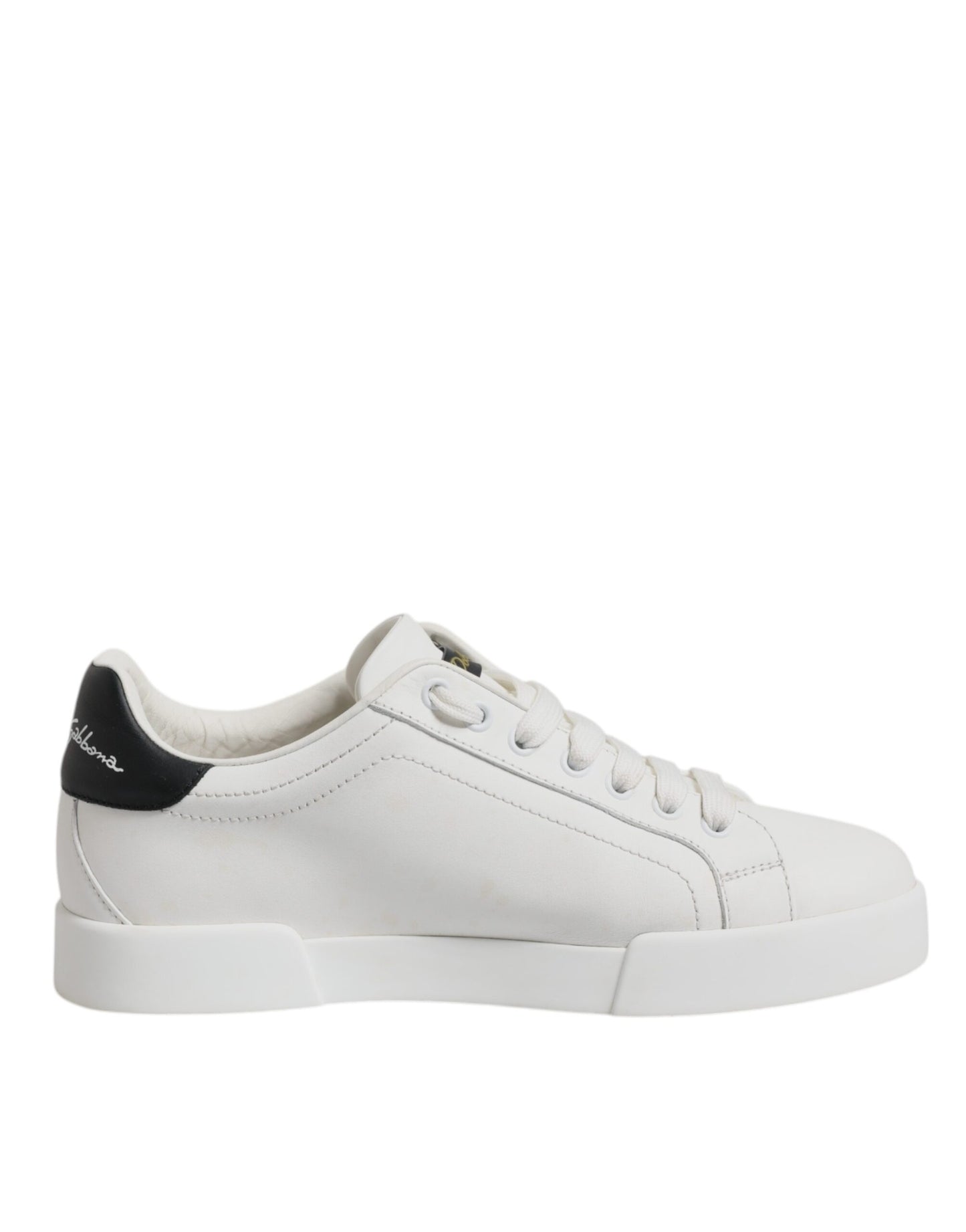White Royal Crown Low Top Sneakers Shoes
