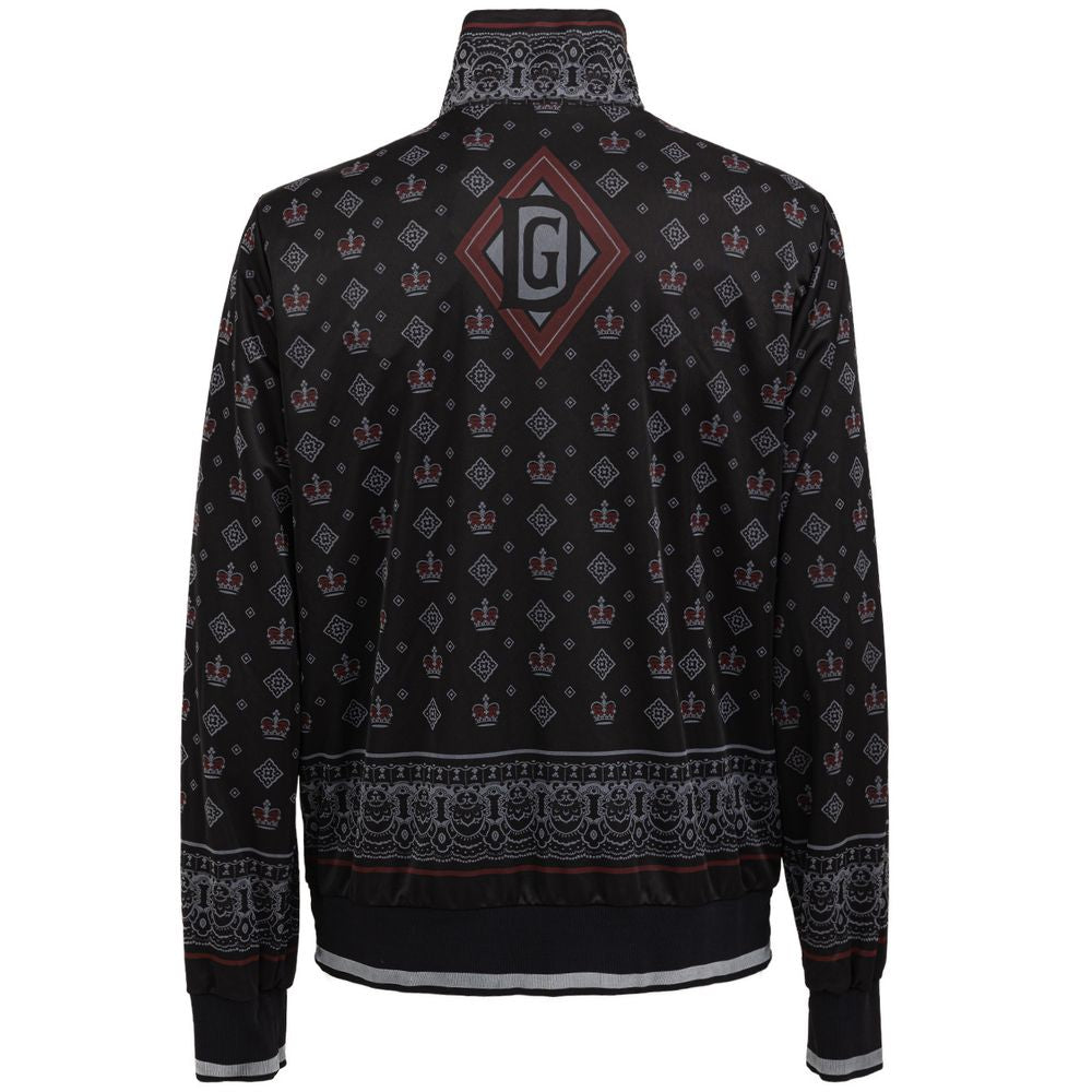 Black Polyester Sweatshirt