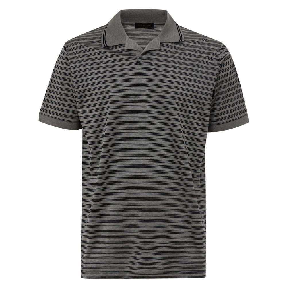 Brown Cotton Polo Shirt