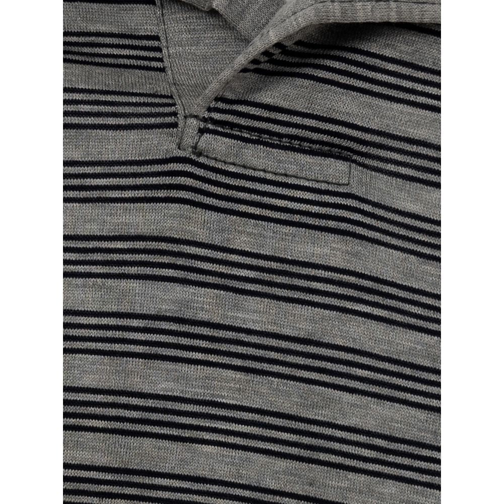 Brown Cotton Polo Shirt