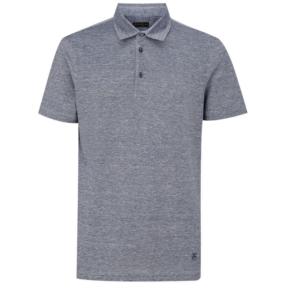 Brown Linen Polo Shirt