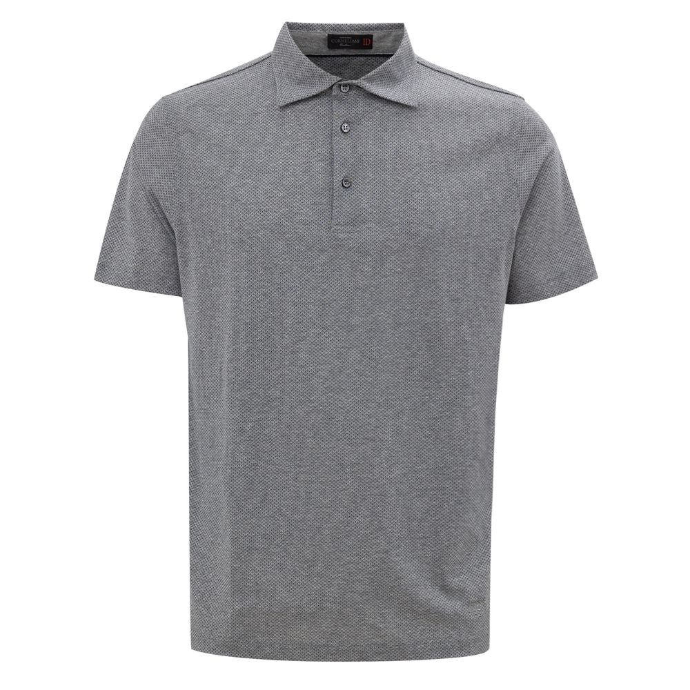 Brown Cotton Polo Shirt