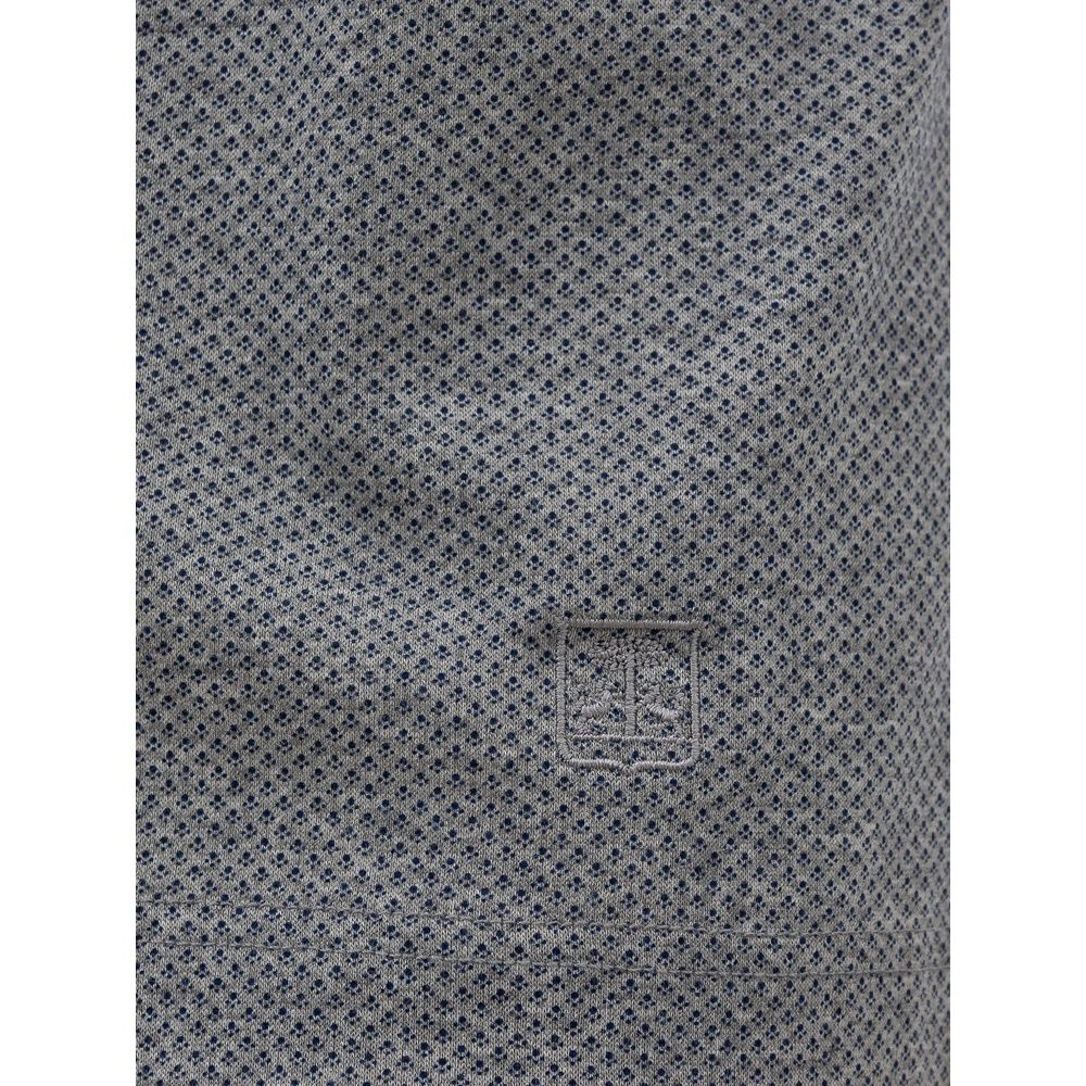 Brown Cotton Polo Shirt