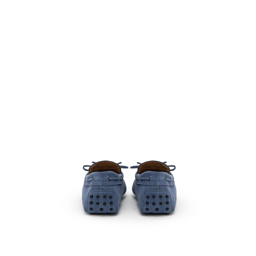 Turquoise Suede Leather Loafer